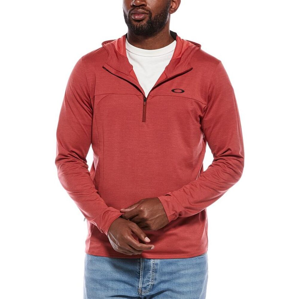 Oakley Mens Gravity Range Hoodie, Pink